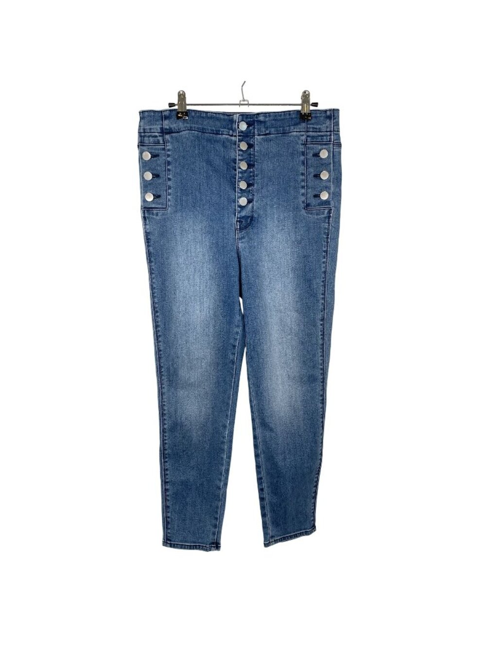 J Brand Natasha Sky High Crop Skinny Jeans, 31